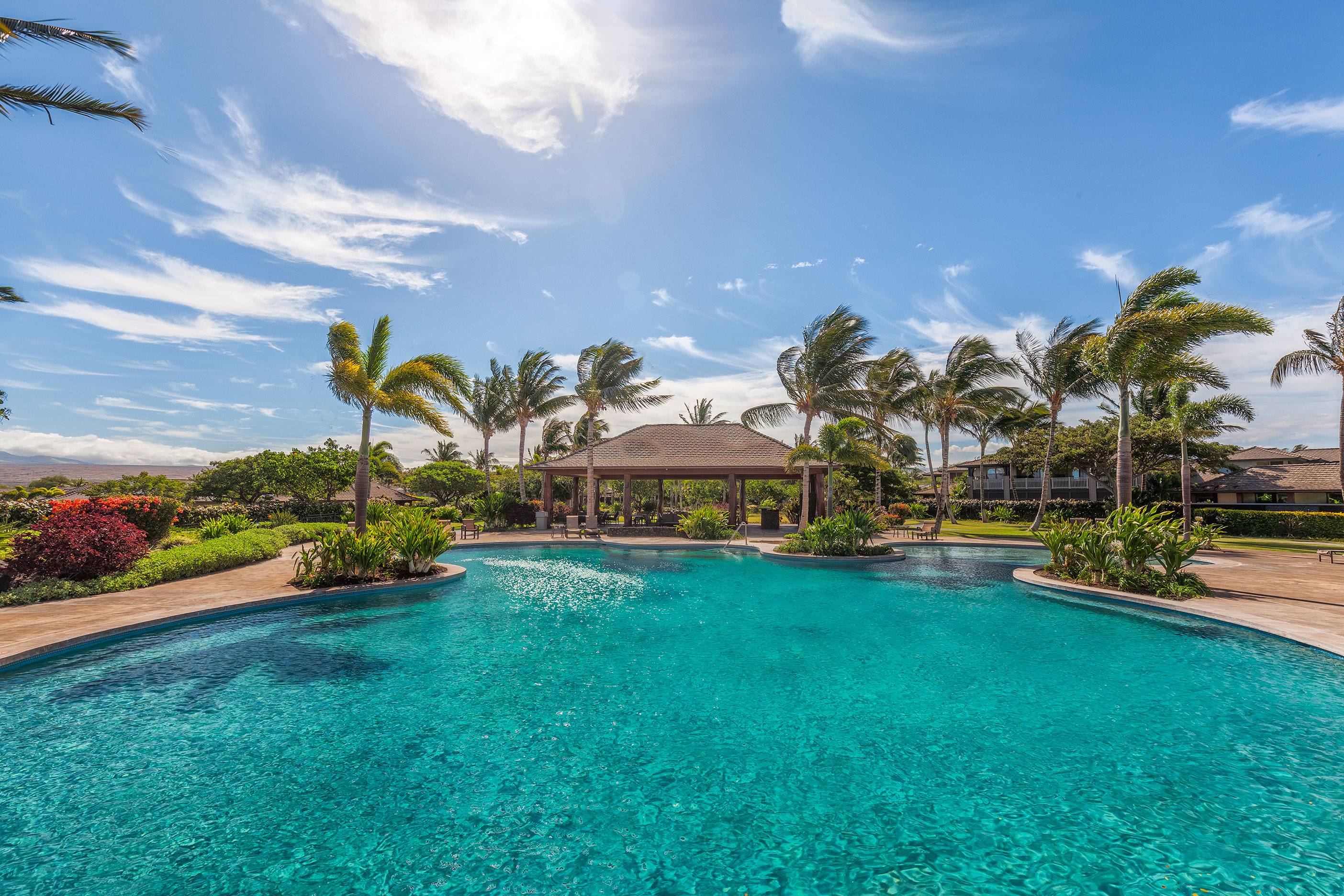 Family pool at KaMilo at Mauna Lani Resort on the Big Island