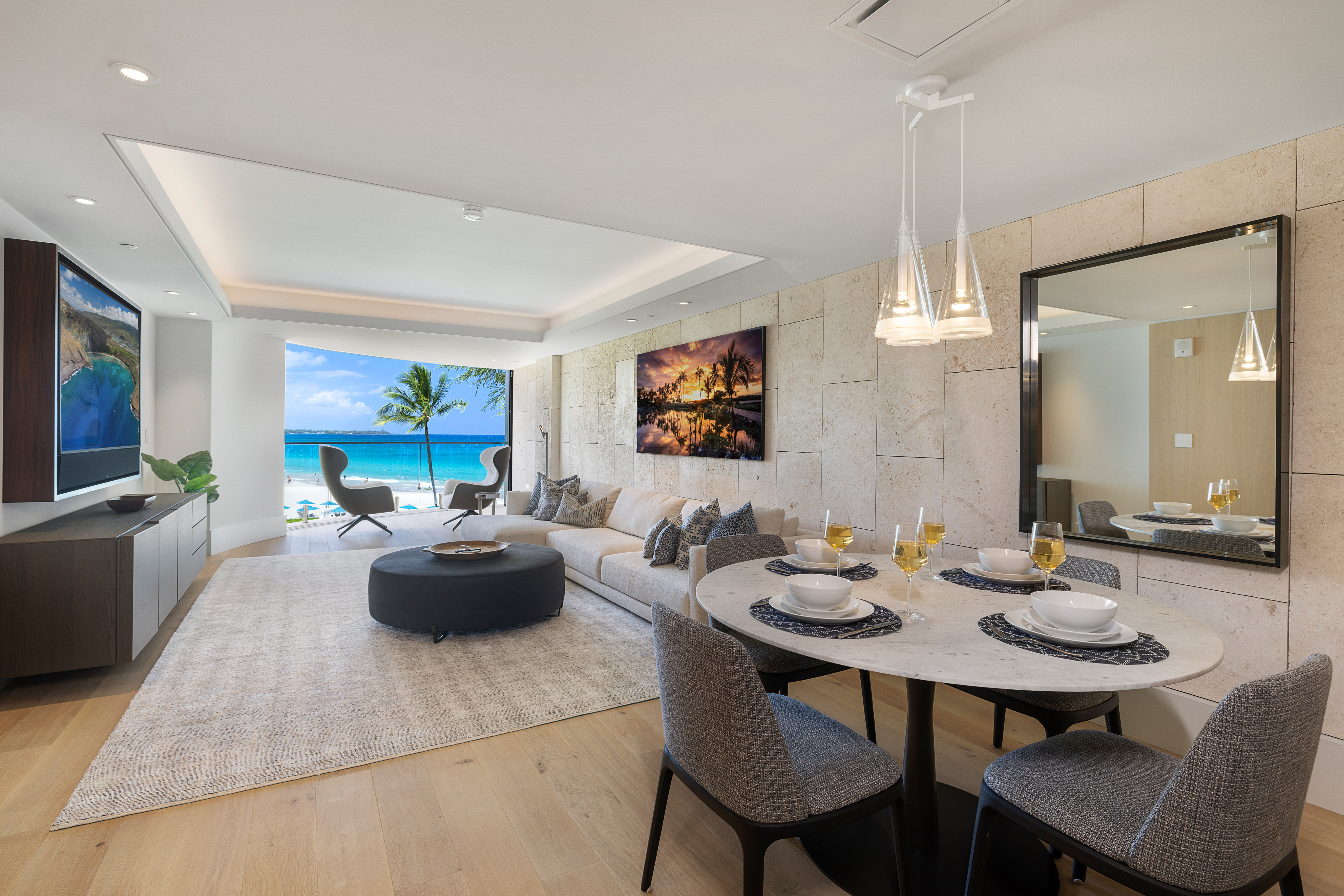 Hapuna Beach Residences A25 Living Area