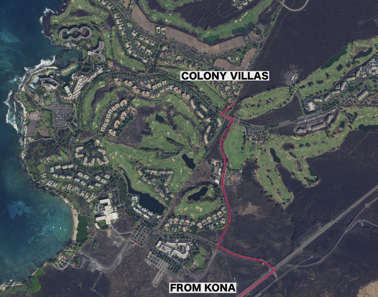 Colony Villas Map
