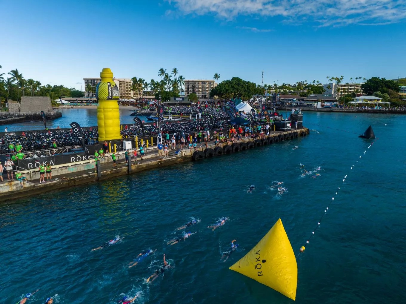 Crowd at the IRONMAN world championships Kona