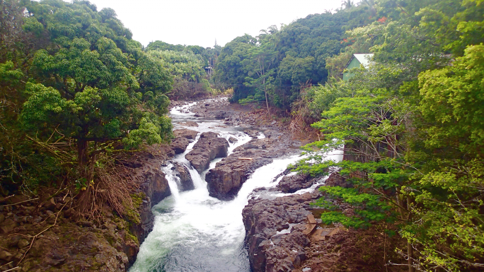 Waterfall on the Big lsland