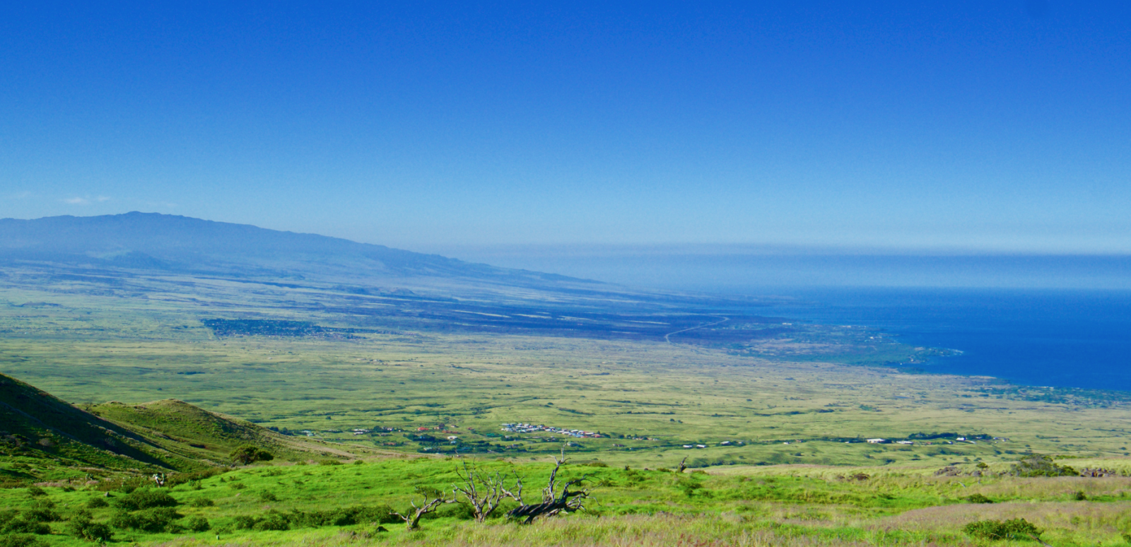 Hualalai Volcano over Kona. 