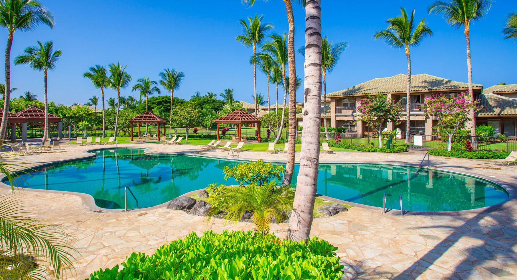 Private pool at Fairways at Mauna Lani