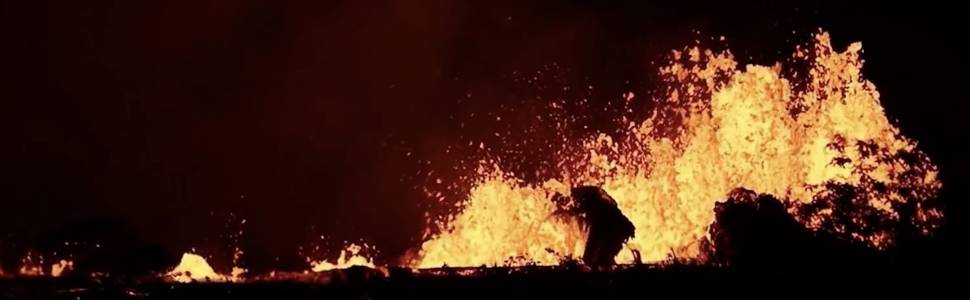 Kilauea erupting.